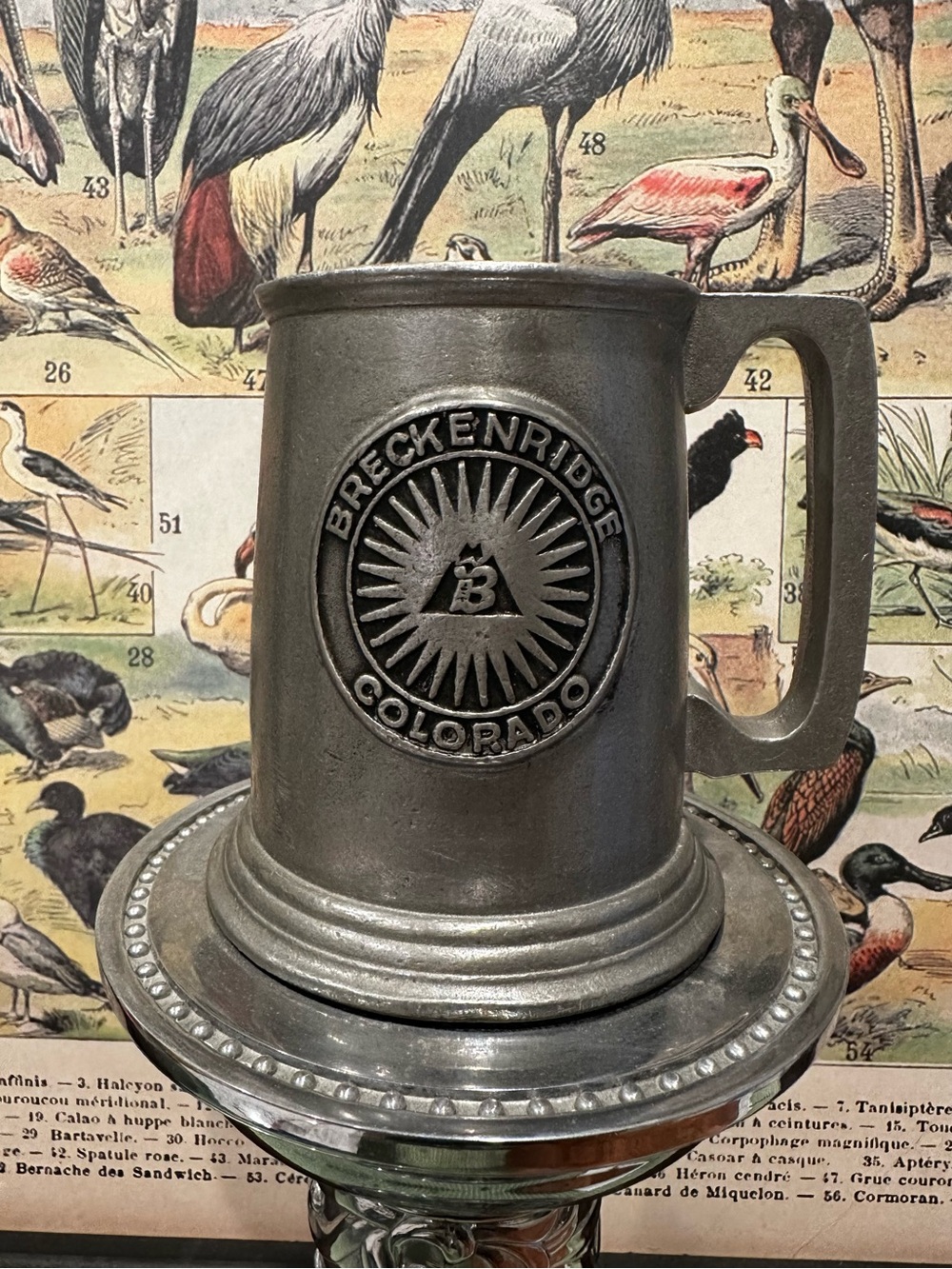 Breckenridge Pewter Stein Mug - Silver Gray
